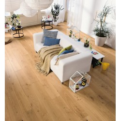 Parquet Haro Chêne flottant - série Plaza - Vernis mat - Markant - brossé 4V